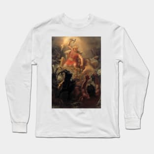 Thor fighting giants Long Sleeve T-Shirt